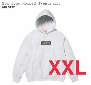 Supreme Box Logo Hooded Sweatshirt Ash Grey XXL