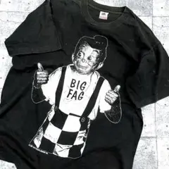 90s OLD GHOSTS オールドゴースト 初期 BIG FAG Tシャツ