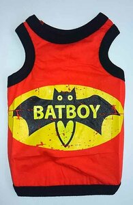 小型犬用★「BAT BOY」のTシャツ　7号サイズ