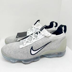 未使用 新品★NIKE ナイキ VAPORMAX 2021 FLYKNIT DH4084-100 US9 27cm モノクローム monochrome ヴェイパーマックス2021 スニーカー