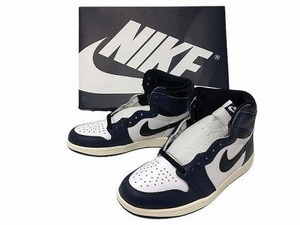 ★未使用★ NIKE ナイキ AIR JORDAN 1 RETRO HIGH OG DZ5485-401 スニーカー ミッドナイトネイビー 26.5cm SMK554741相