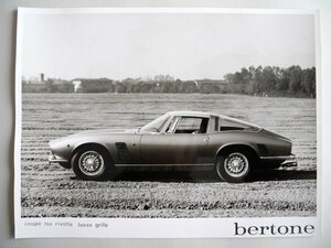 イソ・リヴォルタ・グリフォ　Iso Rivolta Grifo Bertone ベルトーネ　オリジナル広報写真　生写真