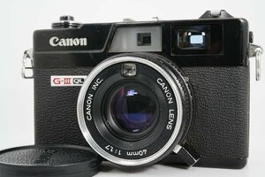 良品 希少なブラックペイント Canon Canonet QL17 GⅢ GIII G3 ブラック 40mm f1.7 レンジファインダー コンパクトフィルムカメラ　B19752