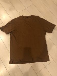 中古品 メンズ UNIQLO ユニクロ 半袖Tシャツ Lサイズ ポケットTシャツ