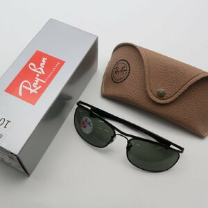 5873▲【ジャンク品】Ray-Ban レイバン サングラス OLYMPIAN I DELUXE メタル オーバル ポリッシュ ブラック【1008】