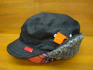 新品Clef (クレ) MADE IN JAPAN SERIES 2LAYER NYLON BOA WORK CAP BLACK