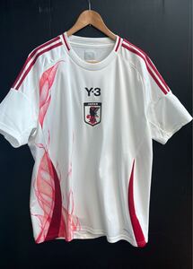 2024 Y-3 ワイスリー x adidas アディダス JFA サッカー 日本代表 アウェイ レプリカ ユニフォーム ジャージ Tシャツ 4XL サイズ