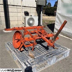 千葉 管理機用 マルチ張り機 マルチャー 耕うん機 ビニール 畑 野菜 園芸 耕運機 耕耘機 中古品 ■M23091874