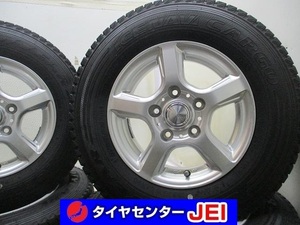 13インチ バリ溝 165/80R13 94/93N 5J+45 114.3 タウンエース 中古スタッドレスタイヤアルミホイール4本セット送料無料(SA13-3942）