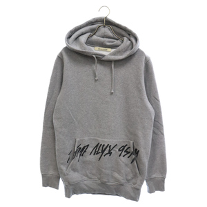 ALYX アリクス LOGO PRINT HOODIE ロゴ プリント フーディー スウェット プルオーバーパーカー グレー