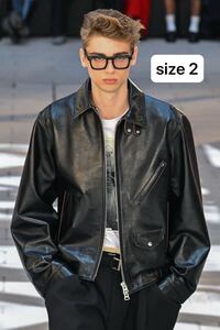 25ss Sacai Leather Jacket サカイ レザージャケット サイズ2