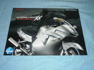 ★2001年▲SC35 ホンダ CBR1100XX スーパーブラックバード バイク カタログ▲BC-SC35 HONDA CBR1100 XX/SC42E 水冷 4ストローク 4気筒 DOHC