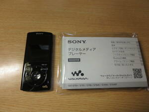 1円～美品最落無　ソニーウォークマン　NW-S764　ブラック　8GB