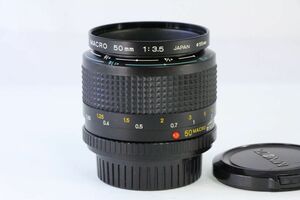 【動作保証・点検済】良品★ミノルタ MINOLTA MD MACRO 50MM F3.5★2445