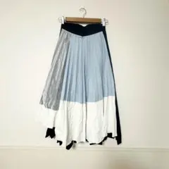 フレア スカート フェイクレザー 多色 カラフル デザイン ロング 大人可愛い