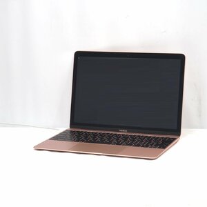 1円～【ジャンク】Apple MacBook Retina 12インチ 2017 MNYN2J/A Core i5 1.3GHz/8GB/SSD512GB/Mac OS Mojave【栃木出荷】