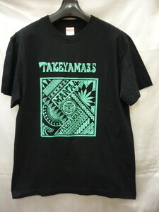 未着用 保管品 TAKEYAMA3.5 MANA4 タケヤマ ツアー Ｔシャツ 半袖 黒 ブラック 定形外郵便全国一律320円 F14-a