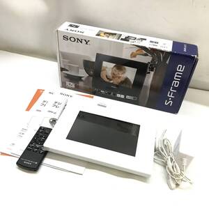 ★SONY ソニー デジタルフォトフレーム DPF-D720 ホワイト 写真 インテリア 小物 動作確認済み 中古品★SG04458