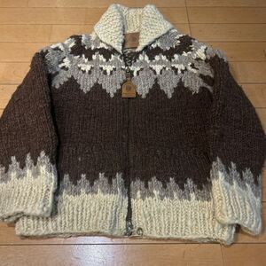 カナディアンセーター　CANADIAN SWEATER カウチンセーター カウチンニット カナダ製 カーディガン