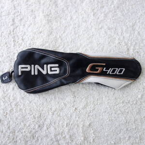 ★ 即決！ ピン PING G400 ＃3タグ付き 3W FW用 ヘッドカバー！ 送料無料！ ★ 