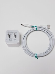 Apple 純正 Type-C to Lightning ケーブル 多摩電子工業 PD対応 充電 ACアダプター 5V/3A 9V/2.22A 12V/1.67A 20W Max 中古