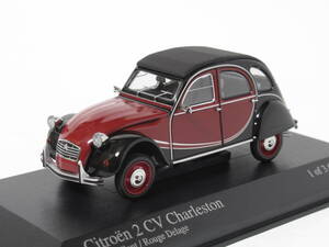 1/43 シトロエン 2CV チャールストン 1980 レッド/ブラック