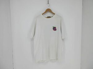 ネコポスOK XLARGE エクストララージ 半袖/ストロベリー柄 Tシャツ sizeXL/白 ■◆ ☆ ebb5 メンズ