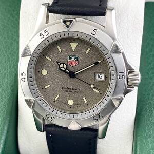 【1円〜】TAG HEUER タグ ホイヤー 腕時計 メンズ WD1211 シルバー系文字盤 プロフェッショナルプロフェッショナル デイト 可動品