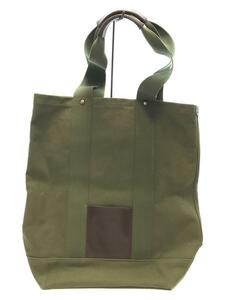 Hender Scheme◆CAMPUS TOTE/トートバッグ/キャンバス/KHK/無地//