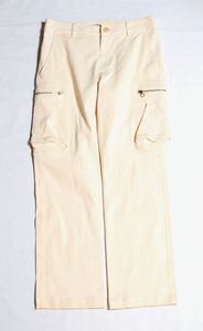 00s issey miyake zip cargo pants イッセイミヤケ ジップカーゴパンツ ホワイト archive アーカイブ