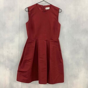 RED VALENTINO レッドヴァレンティノ ワンピース ひざ丈 ノースリーブ レッド系 40 [PT14468]