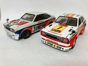 マルイ 1/24 スターレット レーシング 完成品 2台 ジャンク