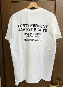 未使用 STUSSY ステューシー × FPAR 40％ Tシャツ 白 サイズM 限定 コラボ