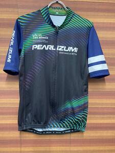 IM112 パールイズミ PEARL iZUMi 半袖 サイクルジャージ 黒 緑 XL