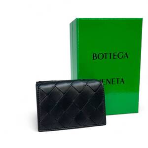 新品 Bottega veneta コンパクトウォレット 3つ折り 財布 ボッテガ イントレチャート