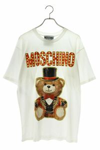 モスキーノ Tシャツ サイズ:S ベアロゴプリントTシャツ 中古 BS99