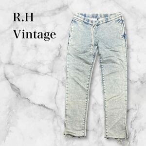 R.H Vintage ロンハーマン デニムスキニー ウエストゴム インディゴパンツ S