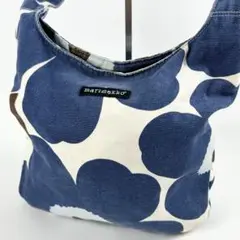 【良品】marimekko ウニッコ 花柄 ショルダーバッグ バッグ キャンバス