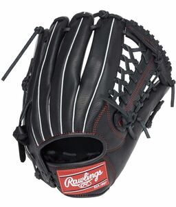 ローリングス(Rawlings) グローブ 軟式/ソフトボール兼用 一般/大人用 右投げ用(左手着用) 　オールラウンド用　ブラック　