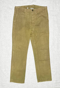 visvim SLIM CHINO NATURAL DYE (GIZA) OLIVE 草木染