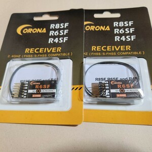 ●即決価格●送料無料●2個● Corona R6SF 6CH S.BUS 2.4G 受信機 Futaba プロポ 送信機 S-FHSS T4YF T6J T6K T8J T10J T14SG T18MZ T18SZ