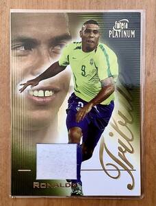 Futera Platinum 2003 Ronaldo ロナウド　Jersey Card ジャージー カード 295枚限定シリアルナンバー付き