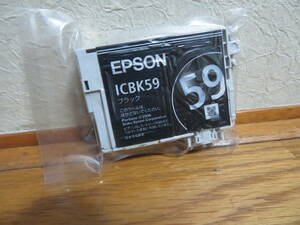 外箱無し　 EPSON 　ICBK59 純正インク ブラック　純正未使用品　現品1本 　PX-1001 PX-1004 PX-1004C9 