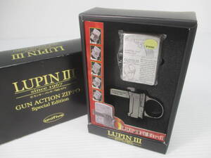 2501003-002 zippo ジッポ オイルライター ルパン三世 GUN ACTION ZIPPO 未開封 箱付 unifive