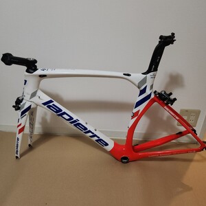 1円スタート lapierre aircode sl ultimate 2019 FDJ フレームセット カーボン レプリカ 50サイズ 中古 デュラエース ブレーキ付き