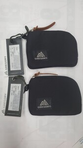 未使用 2個セット 紙タグ付 GREGORY グレゴリー COIN WALLET コイン ワレット 65493-10411PHU BLACK 黒色 財布小銭お札カード入れ CLASSIC