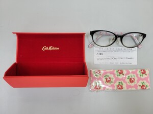 Cath Kidston【キャスキッドソン】プラスチックメガネフレーム★ケース＆眼鏡拭きあり★中古美品