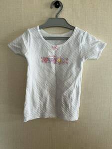 サンリオ　半袖Tシャツ キルティング　インナーシャツ　アンダー　バニー　120サイズ 女の子　キッズ