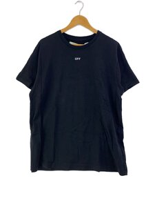 OFF-WHITE◆Tシャツ/XXS/コットン/BLK