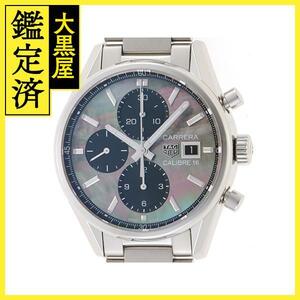 TAG HEUER　タグ・ホイヤー　カレラクロノキャリバー16　CBK2116.BA0715　SS　ブラックシェル　男性用自動巻時計　【473】